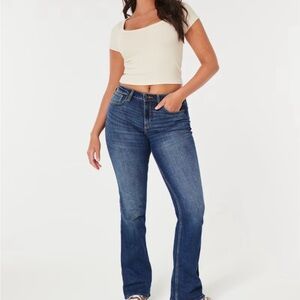 Hollister Women's Boot Cut Jeans - Blue